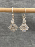 Moonstone Tudor Rose Earrings