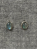 Labradorite Oval Studs
