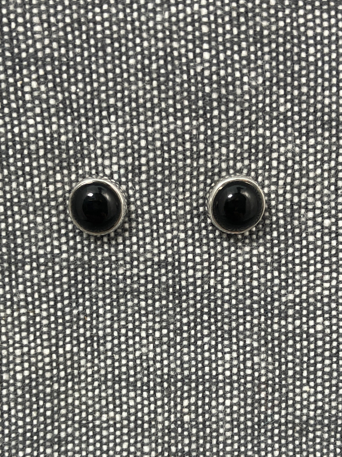 Black Onyx Round Stud