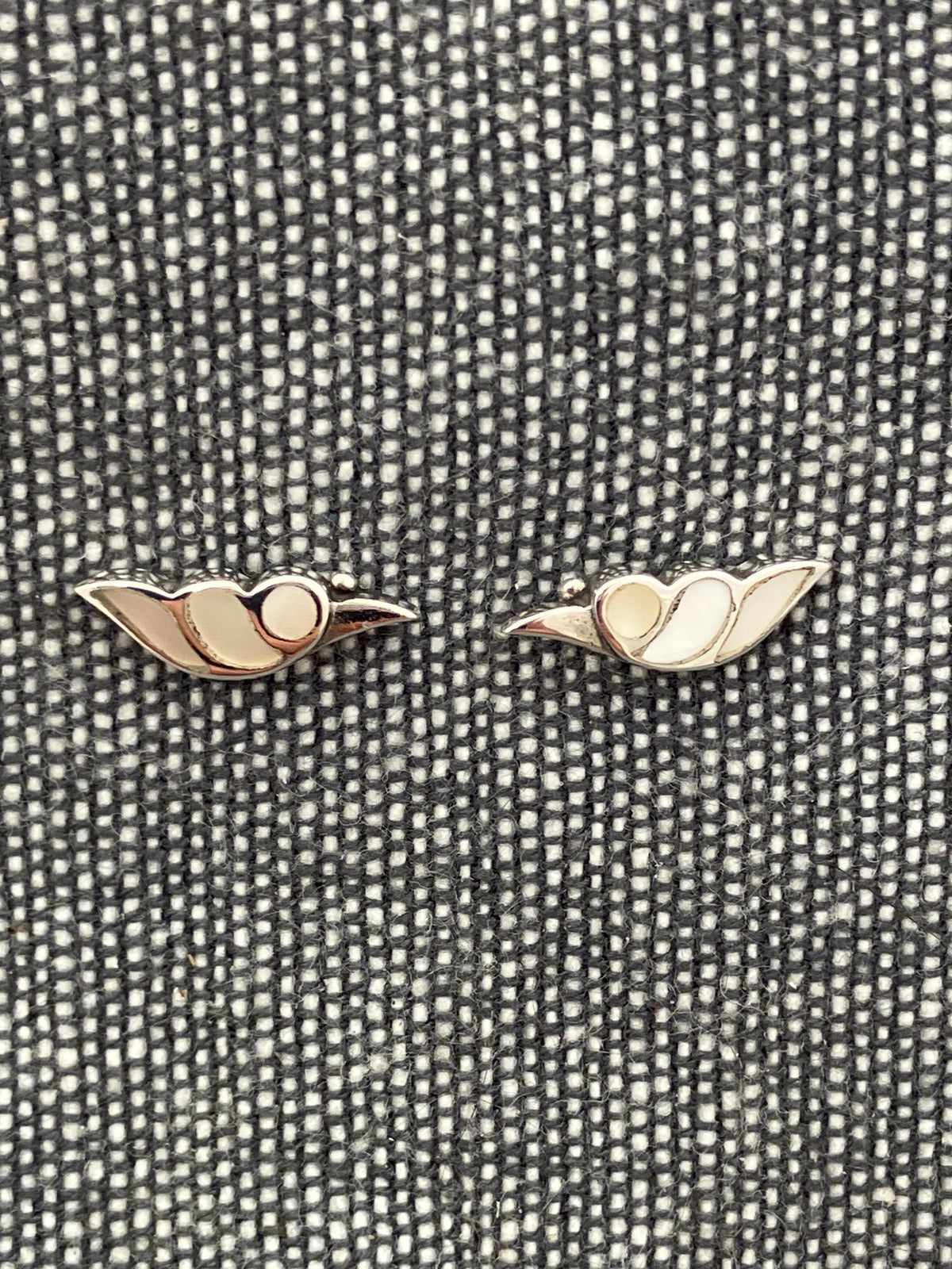 Bird Mother Of Pearl Studs