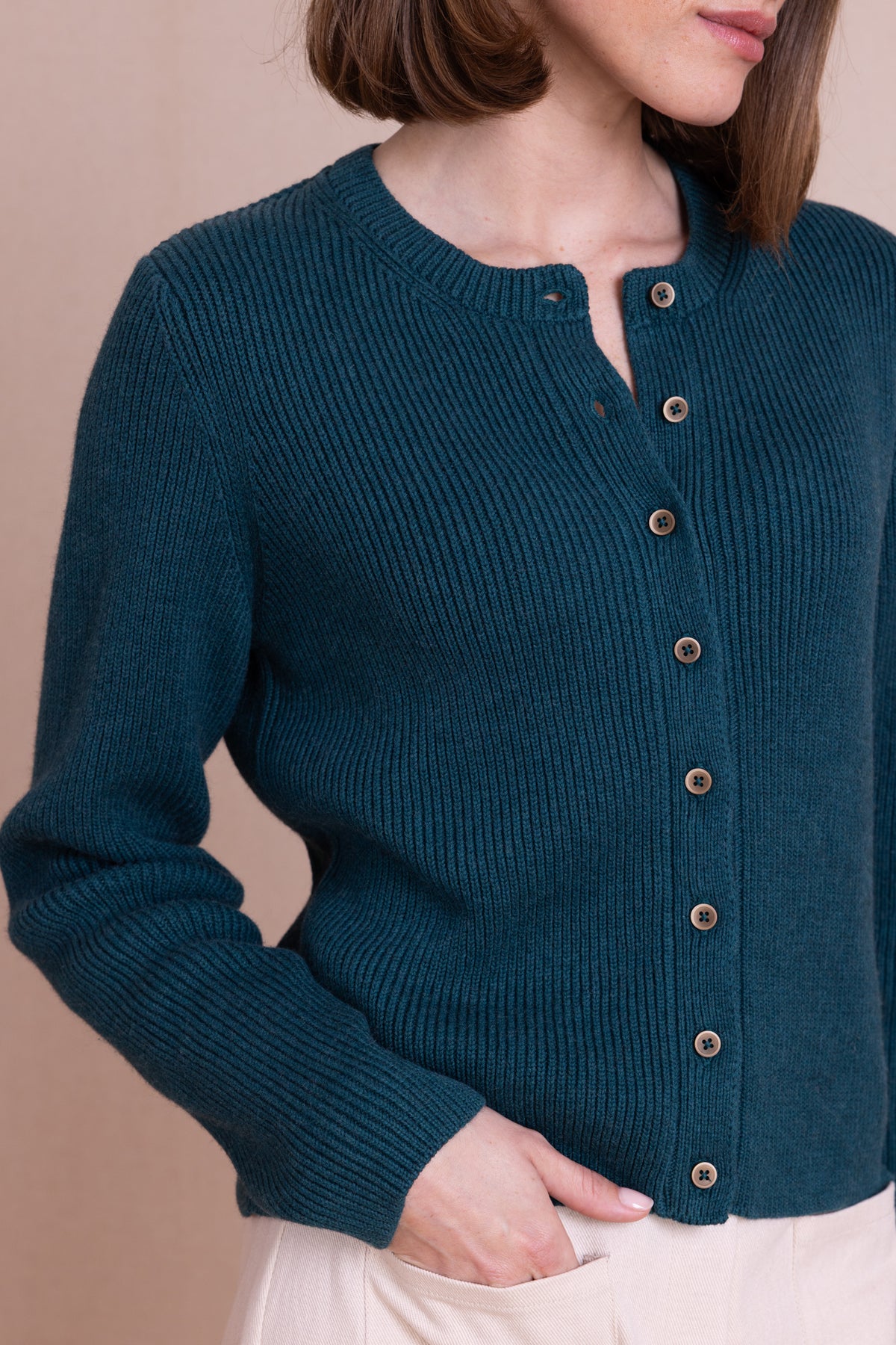 Teal Cardigan