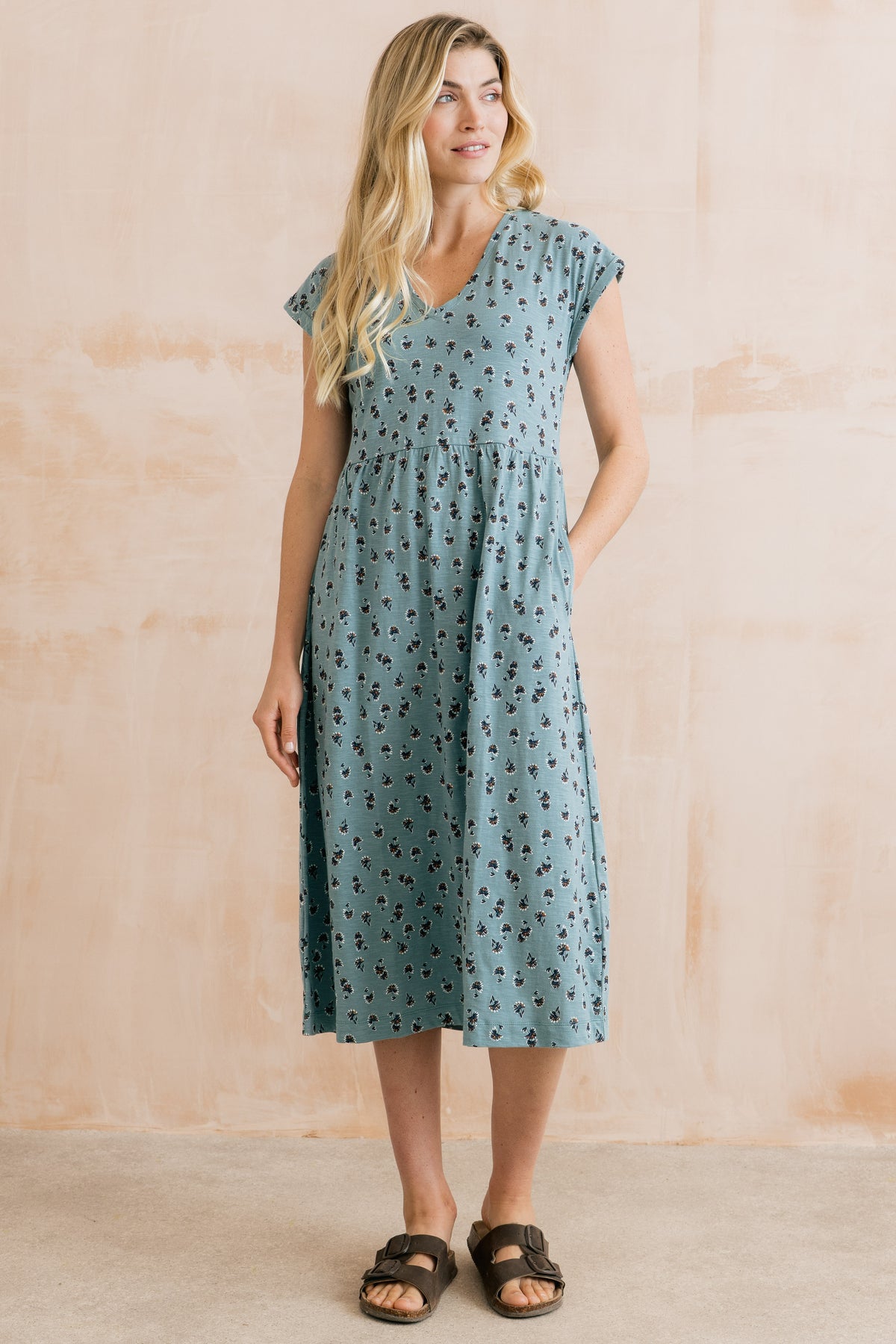 Shine Dress Verbena Ocean