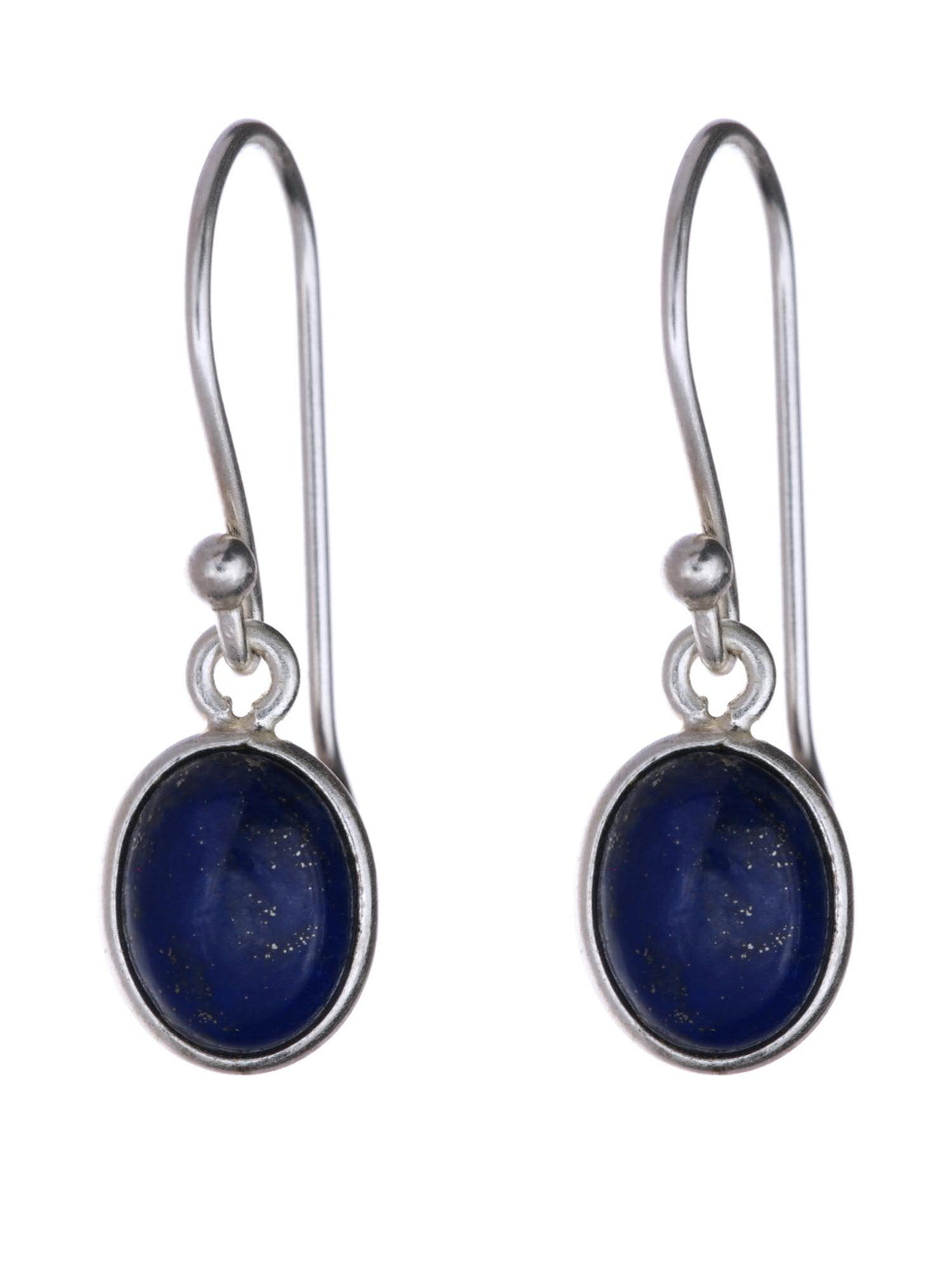Lapis Oval Earrings