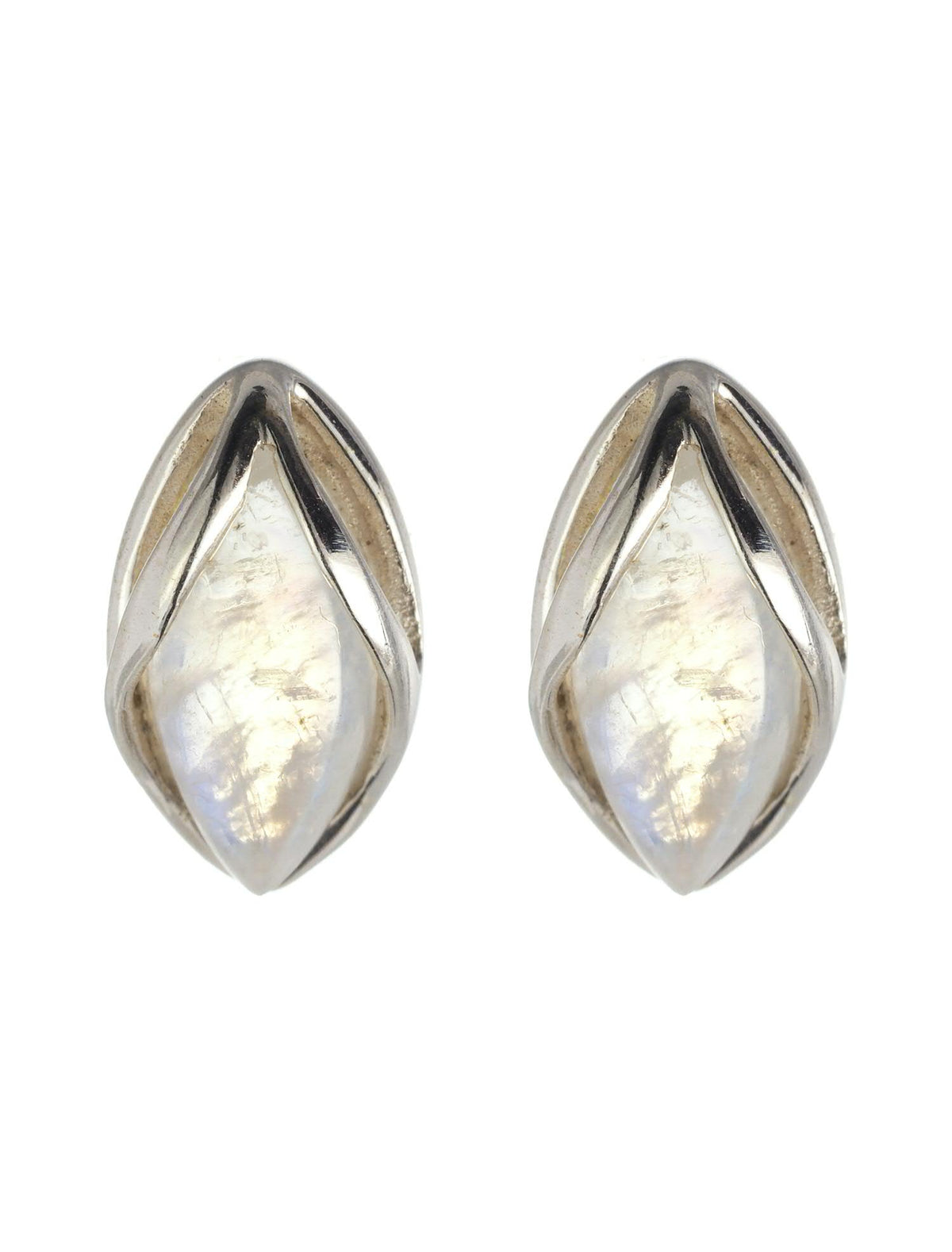 Moonstone Parting Stone Studs