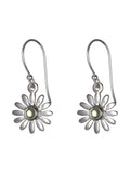 Peridot Daisy Earrings