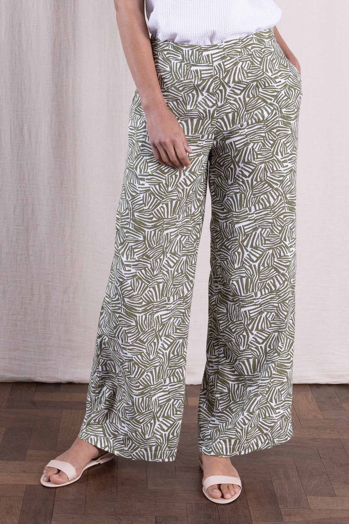 Ecovero Wide Trouser Verdant