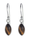 Tigers Eye Seed Drop Earrings