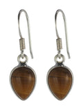 Sterling Silver Tigers Eye Droplet Earrings