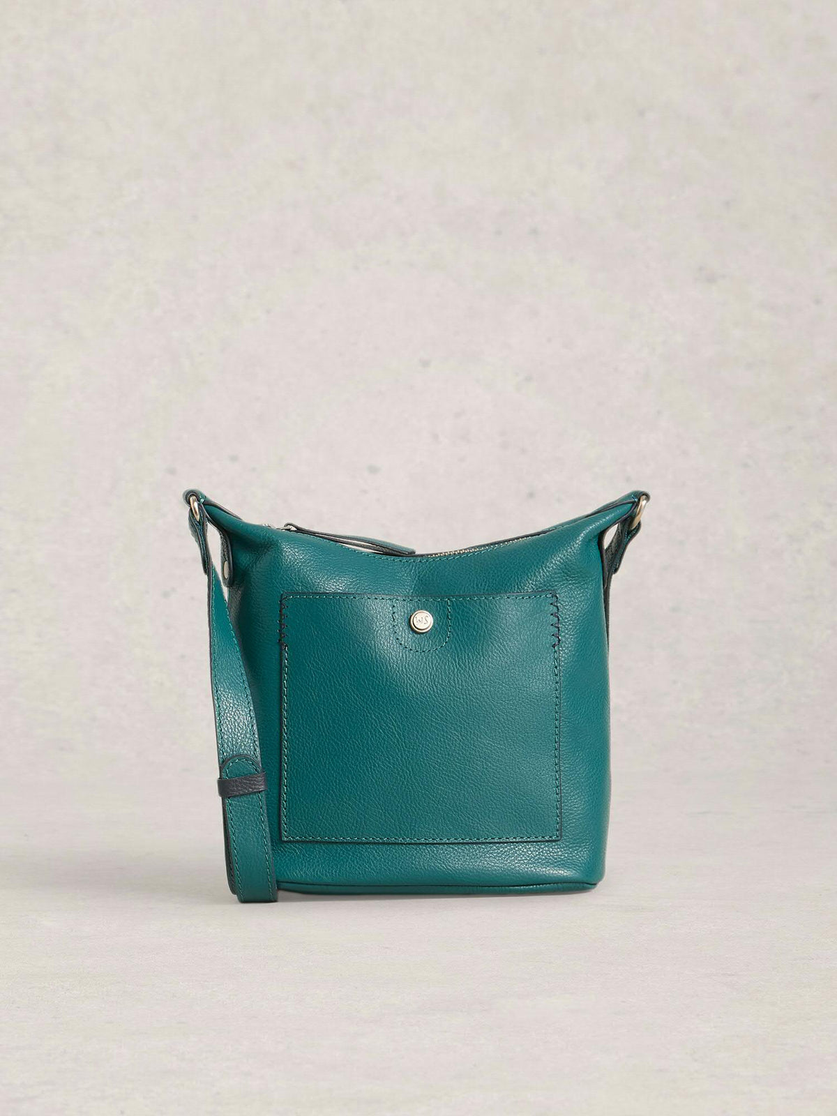 Mini Saffy Teal Crossbody Bag